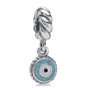 PANDORA - Silver Evil Eye Charm #790529 [retired]